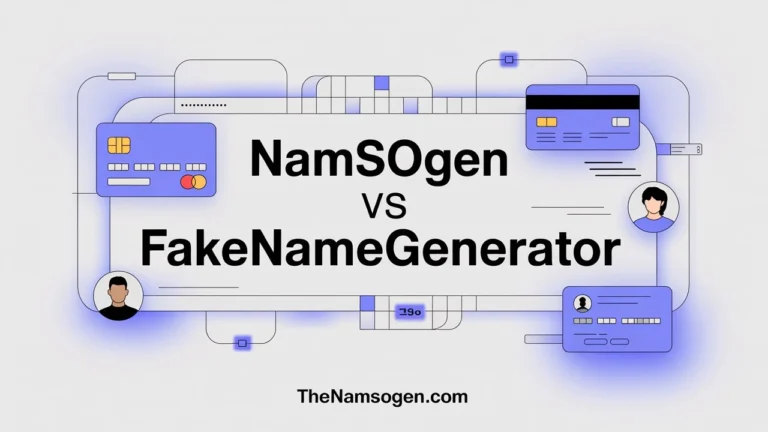Namso gen Vs FakeNameGenerator