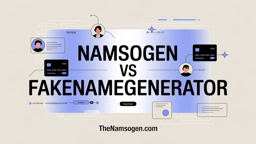 Pros and Cons of FakeNameGenerator And Namsogen